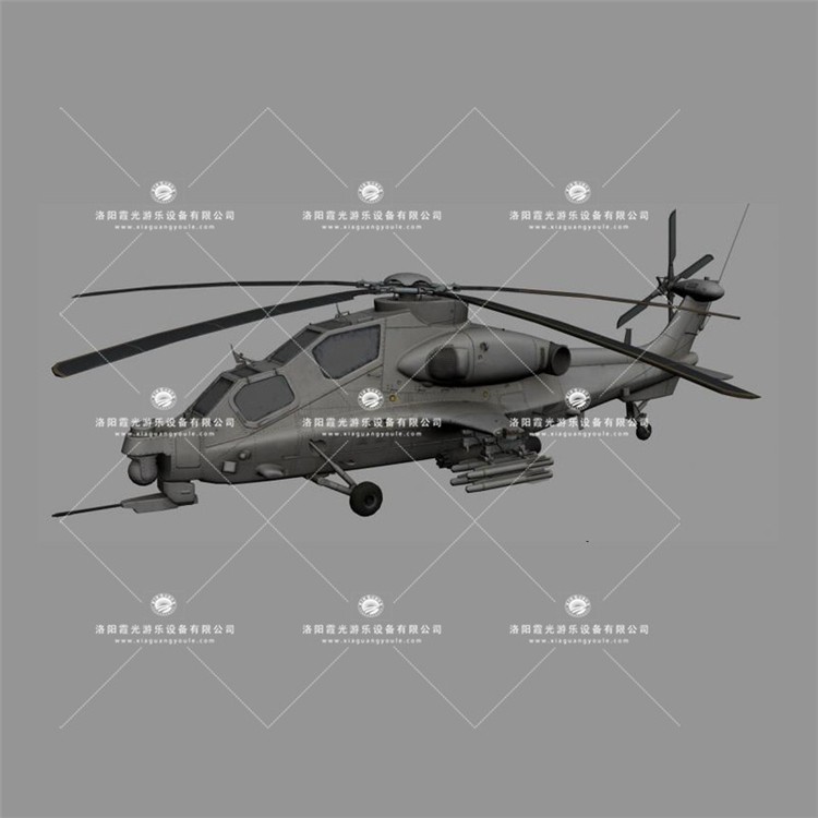 东兴武装直升机3D模型